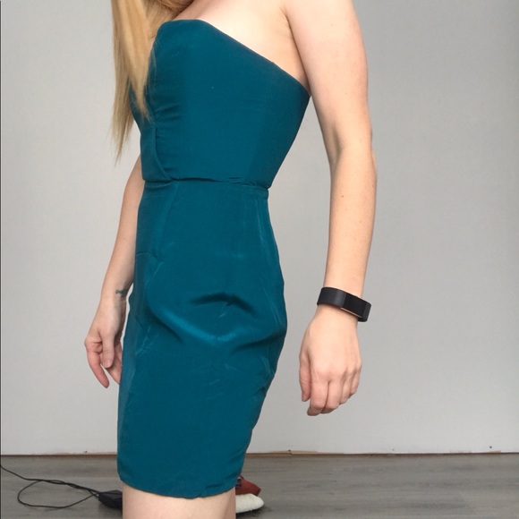Naven teal strapless dress - Picture 3 of 5